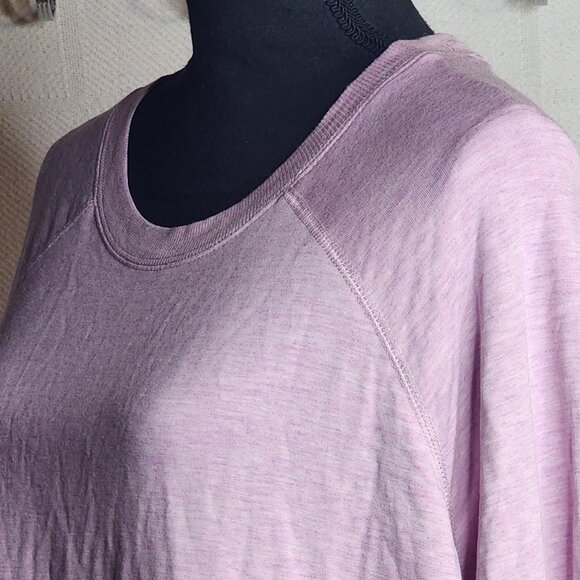 Active Life Budding Lilac Heather Pullover Long Sleeve Modal Span Top Size XXL - Picture 9 of 16